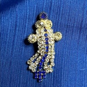 Nalain Shareef brooch, Islamic jewelry blue and white